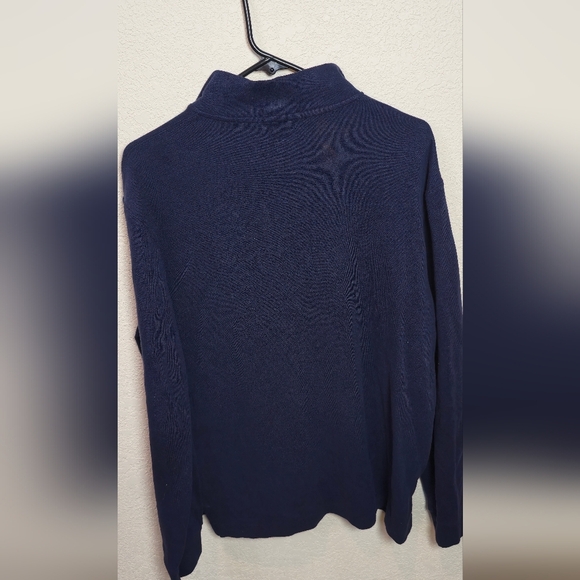 Polo Ralph Lauren Estate Rib Quarter Zip Pullover  Sz Large with a small stain - Picture 6 of 12